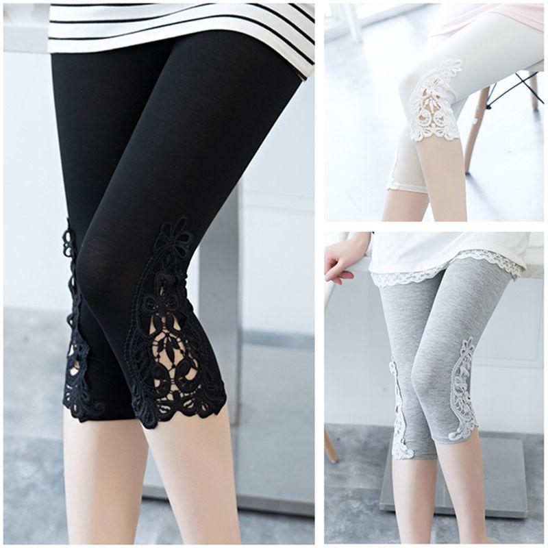 Frauen Spitze Hohl Leggings Weibliche Kurze Mitte Wade Capris Dünne Hosen XXXXL schwarz Frauen Spitze Hohl Leggings Weibliche Kurze Mitte Wade Capris Dünne Hosen XXXXL schwarz von Joom DACH