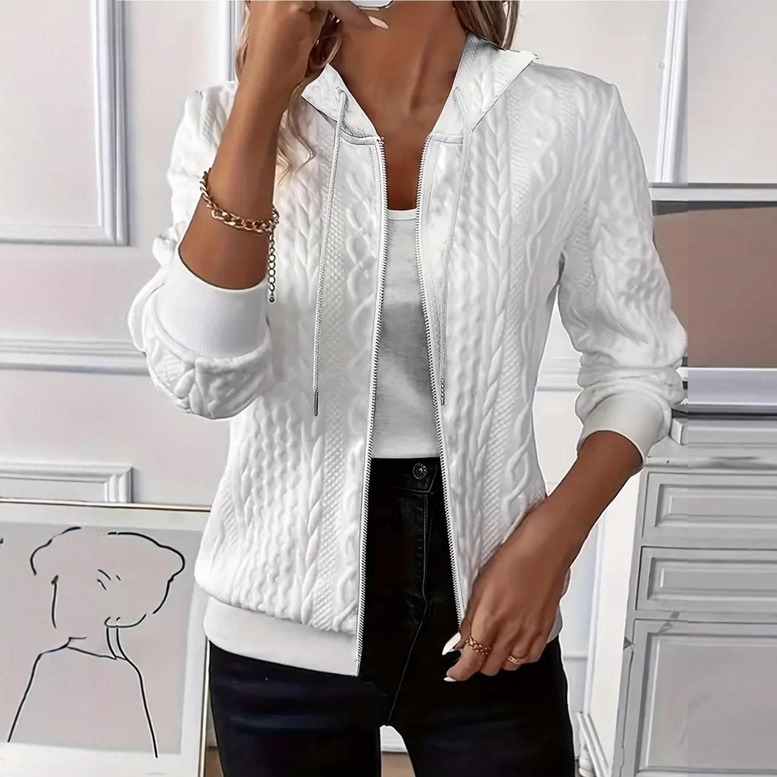 Frauen Trenchcoat Open Front Cardigan Jacke Mantel Schal Cape Mantel Mantel Plus XL weiß von Joom DACH