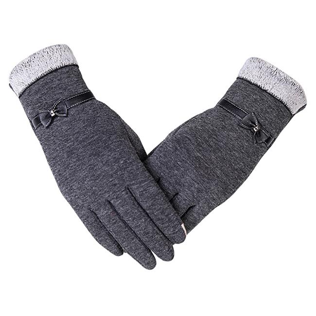 Frauen Winter Weibliche Handschuhe Trendy Smartphone Bildschirm Handgelenk Handschuhe Gants Femme Luvas De Inverno grau von Joom DACH