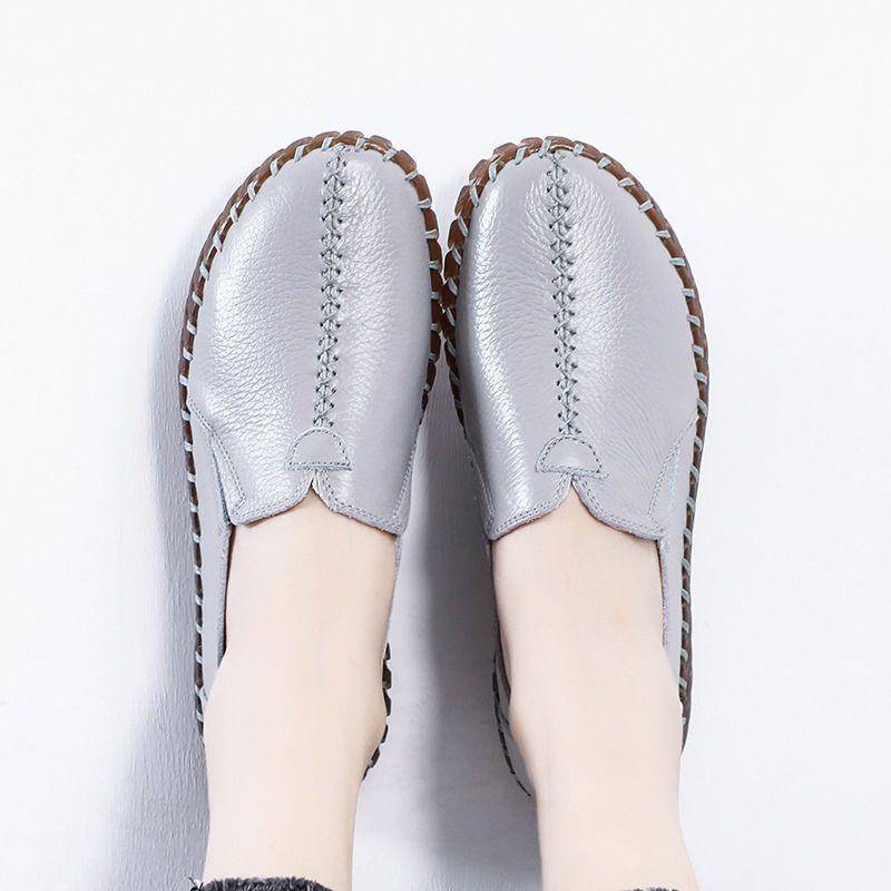 Frauen Wohnungen Echtes Leder Schuhe Frauen Slip auf Schuhe Frau Schuhe Mokassins Loafer Schuhe 35 grau Frauen Wohnungen Echtes Leder Schuhe Frauen Slip auf Schuhe Frau Schuhe Mokassins Loafer Schuhe 35 grau von Joom DACH