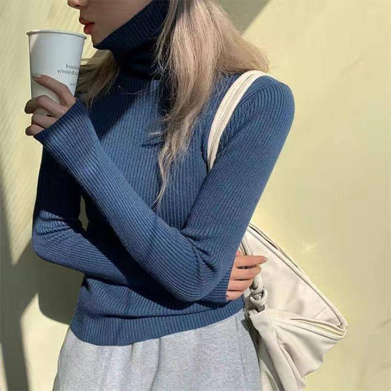 Frauen haufen kragen Rollkragenpullover Herbst Winter Schlank Pullover Frauen Grundlegende Tops Weiche Stricken Pullover Weiche Warme Jumper XXXL dunkelblaue Frauen haufen kragen Rollkragenpullover Herbst Winter Schlank Pullover Frauen Grundlegende Tops Weiche Stricken Pullover Weiche Warme Jumper XXXL dunkelblaue von Joom DACH