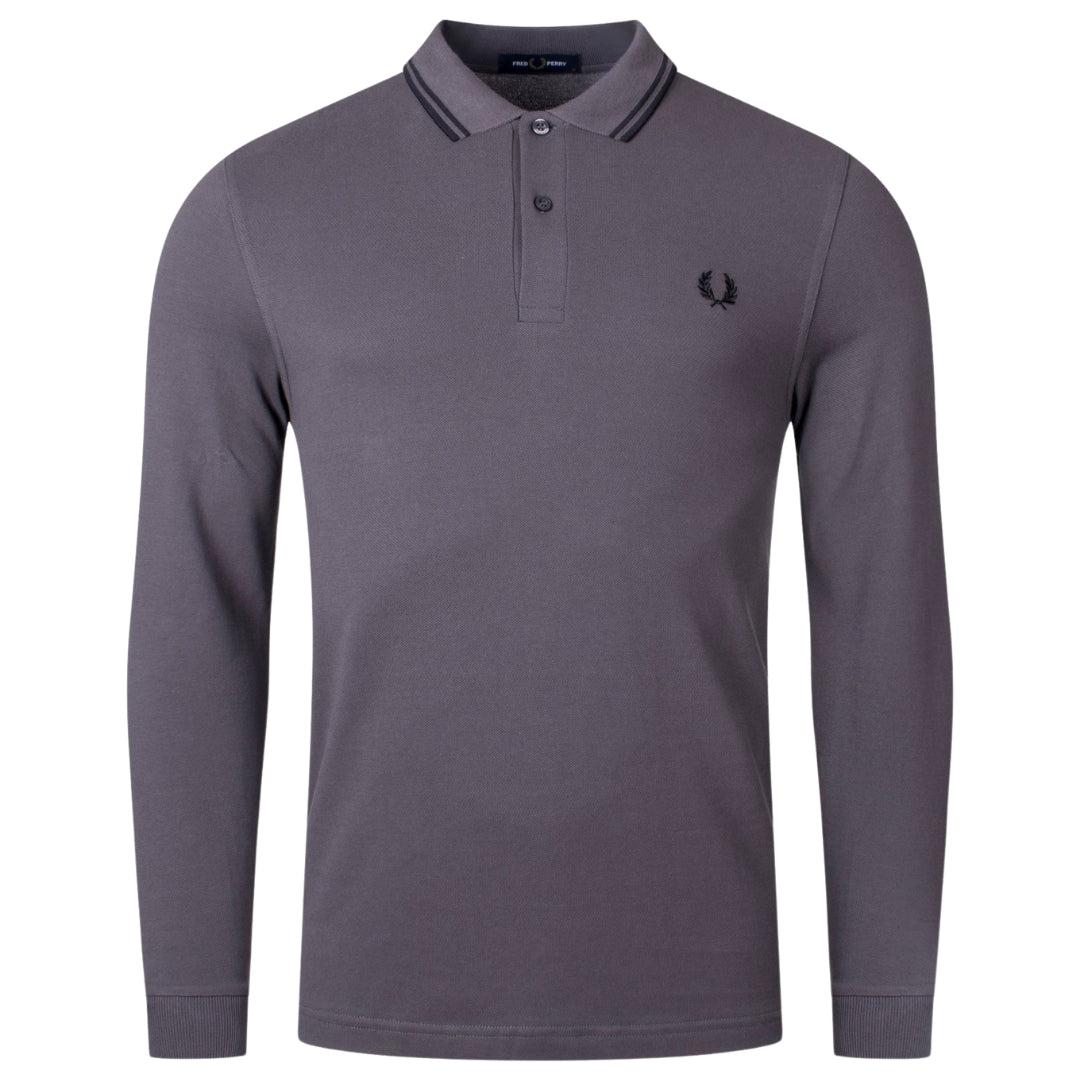 Fred Perry Herren Langarm-Poloshirt mit doppelt abgesetztem Kragen XXL von Joom DACH