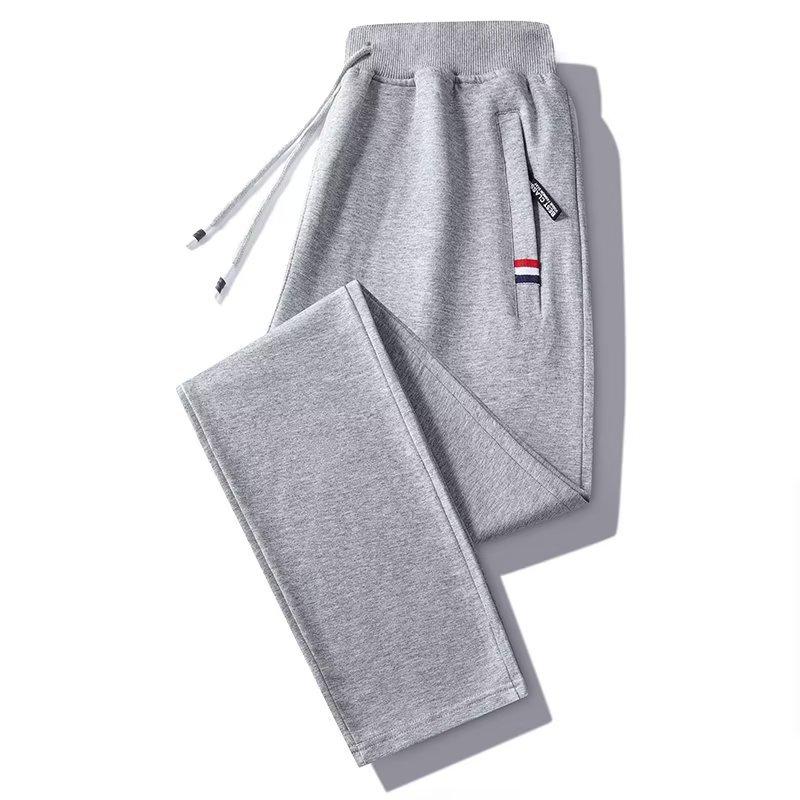 Freizeithose Herren Locker Sporthose Frühling und Herbst Einfarbig Schlicht Koreanische Version Übergröße Herren Jogginghose 2XL von Joom DACH