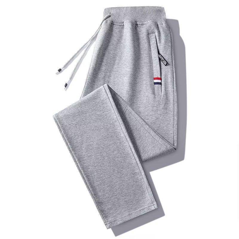 Freizeithose Herren Locker Sporthose Frühling und Herbst Einfarbig Schlicht Koreanische Version Übergröße Herren Jogginghose 2XL von Joom DACH