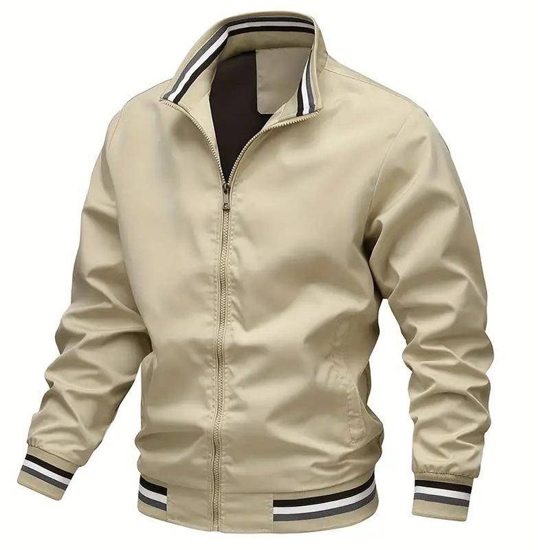 Freizeitjacke Frühling und Herbst Sport Herren Einfarbig Baseball-Trikot Auto-Logo Fliegend Dünne Jacke Vielseitig L khaki Freizeitjacke Frühling und Herbst Sport Herren Einfarbig Baseball-Trikot Auto-Logo Fliegend Dünne Jacke Vielseitig L khaki von Joom DACH