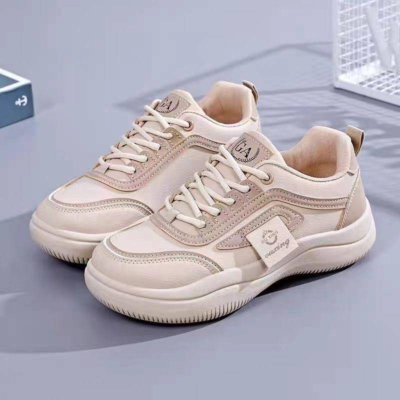 Freizeitschuhe für Damen im Herbst, weiche Unterseite, stoßdämpfend, leicht, rutschfest, Sneaker, All-Match, superheiß, trendig, leicht zu tragen 40 von Joom DACH