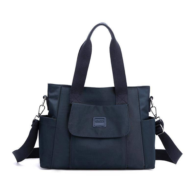 Freizeittasche Umhängetasche Große Kapazität Einfache Handtasche Pendler Damen Umhängetasche dunkelblaue Freizeittasche Umhängetasche Große Kapazität Einfache Handtasche Pendler Damen Umhängetasche dunkelblaue von Joom DACH