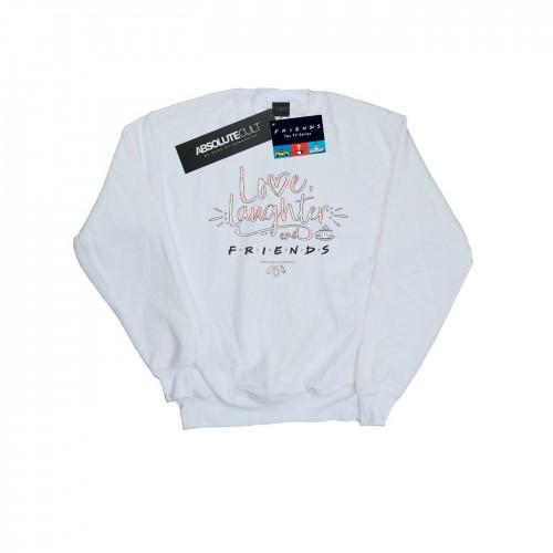 Freunde Mädchen lieben Lachen Sweatshirt 12-13 weiß von Joom DACH