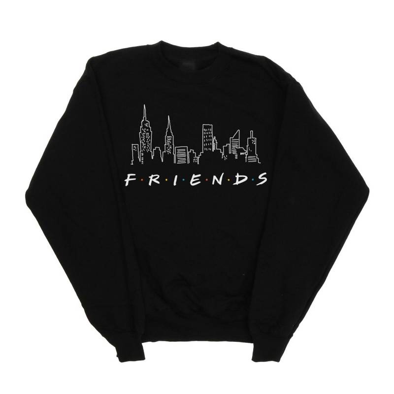 Friends Mädchen-Sweatshirt mit Skyline-Logo 9-11 Years schwarz von Joom DACH