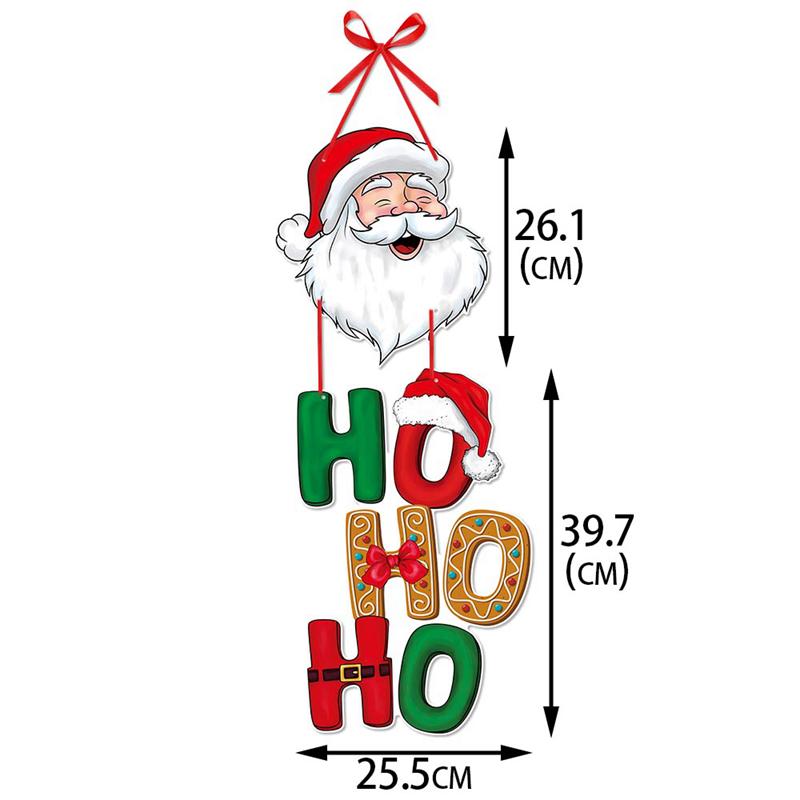 Frohe Weihnachten Türhänger Neujahr Party Anhänger Weihnachtsbaum hängende Oranment Weihnachtsmann Schneemann Weihnachtsdekoration für Zuhause von Joom DACH