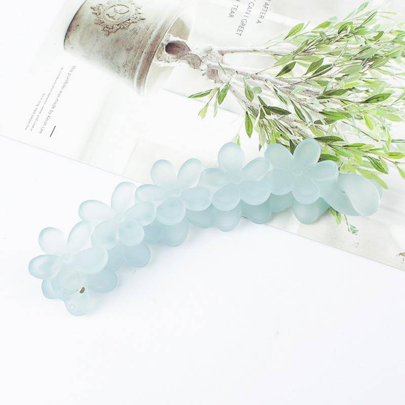 Frosted Banana Pferdeschwanz Clip Einfarbig Haar Clip Frauen Haar Styling Clip Zubehör Pferdeschwanz Haarspangen Haar Krallen Haarnadeln 10.5cm von Joom DACH