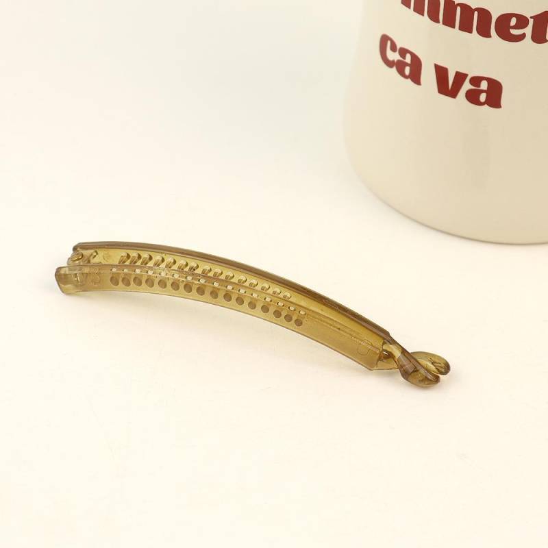 Frosted Banana Pferdeschwanz Clip Einfarbig Haar Clip Frauen Haar Styling Clip Zubehör Pferdeschwanz Haarspangen Haar Krallen Haarnadeln 10cm von Joom DACH