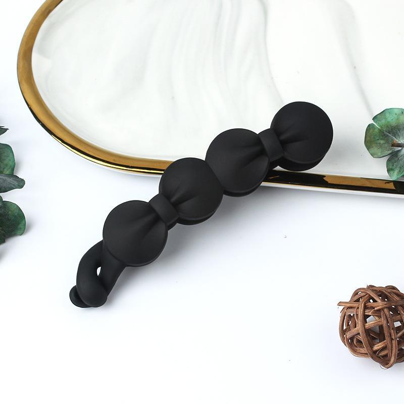 Frosted Banana Pferdeschwanz Clip Einfarbig Haar Clip Frauen Haar Styling Clip Zubehör Pferdeschwanz Haarspangen Haar Krallen Haarnadeln 11*2.5*2.5cm von Joom DACH