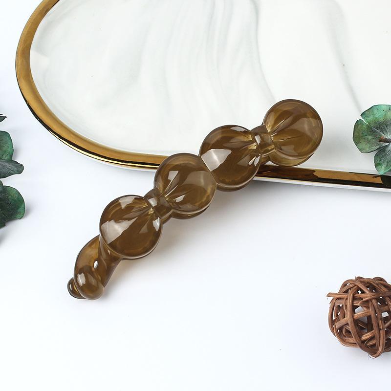 Frosted Banana Pferdeschwanz Clip Einfarbig Haar Clip Frauen Haar Styling Clip Zubehör Pferdeschwanz Haarspangen Haar Krallen Haarnadeln 11*2.5*2.5cm von Joom DACH