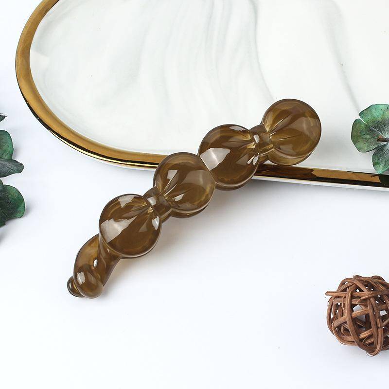 Frosted Banana Pferdeschwanz Clip Einfarbig Haar Clip Frauen Haar Styling Clip Zubehör Pferdeschwanz Haarspangen Haar Krallen Haarnadeln 11*2.5*2.5cm von Joom DACH