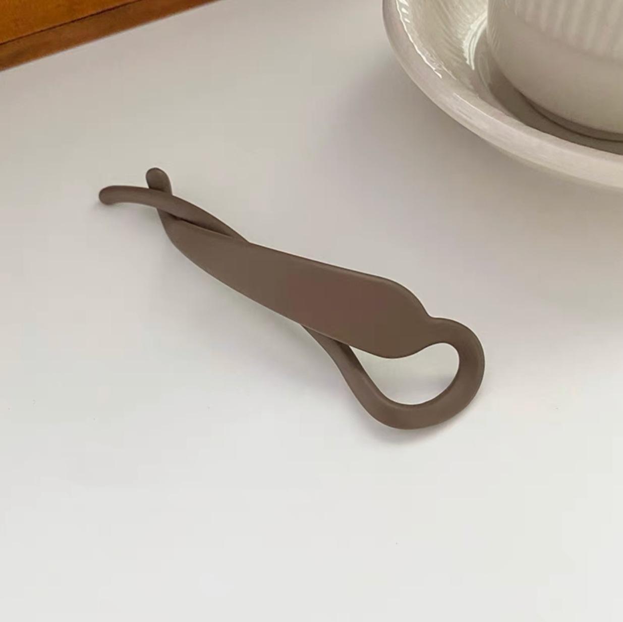 Frosted Banana Pferdeschwanz Clip Einfarbig Haar Clip Frauen Haar Styling Clip Zubehör Pferdeschwanz Haarspangen Haar Krallen Haarnadeln 11cm von Joom DACH