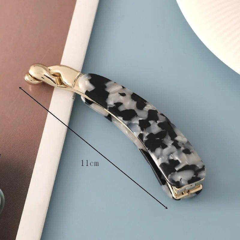 Frosted Banana Pferdeschwanz Clip Einfarbig Haar Clip Frauen Haar Styling Clip Zubehör Pferdeschwanz Haarspangen Haar Krallen Haarnadeln 11cm von Joom DACH