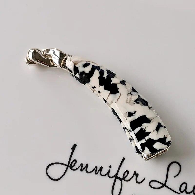 Frosted Banana Pferdeschwanz Clip Einfarbig Haar Clip Frauen Haar Styling Clip Zubehör Pferdeschwanz Haarspangen Haar Krallen Haarnadeln 11cm von Joom DACH