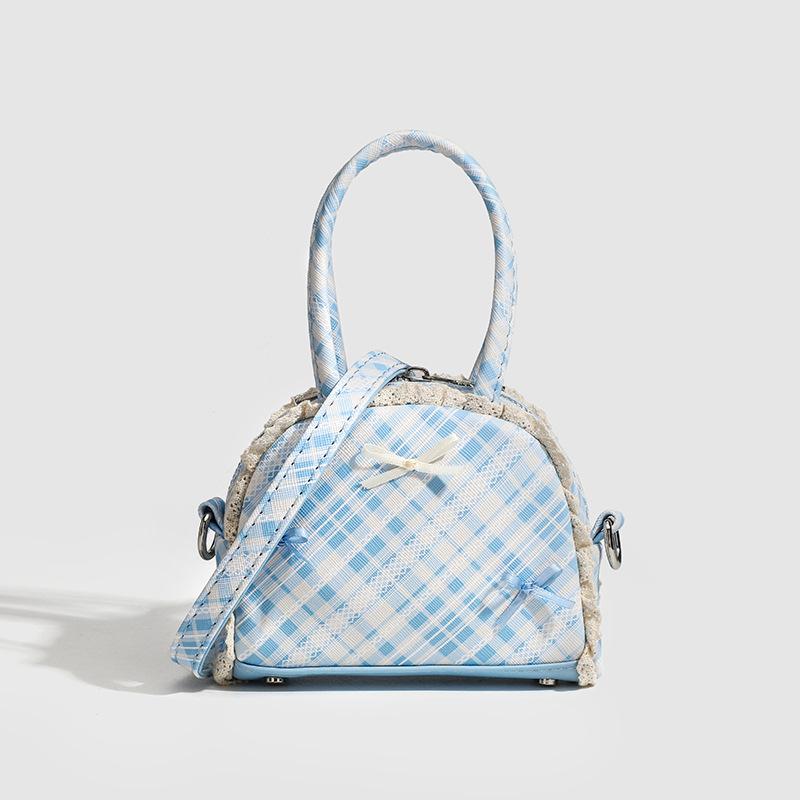 Frühling/Sommer Handtasche Macaron Mini Lippenstifttasche Damen Süße Schleife Schultertasche Umhängetasche von Joom DACH