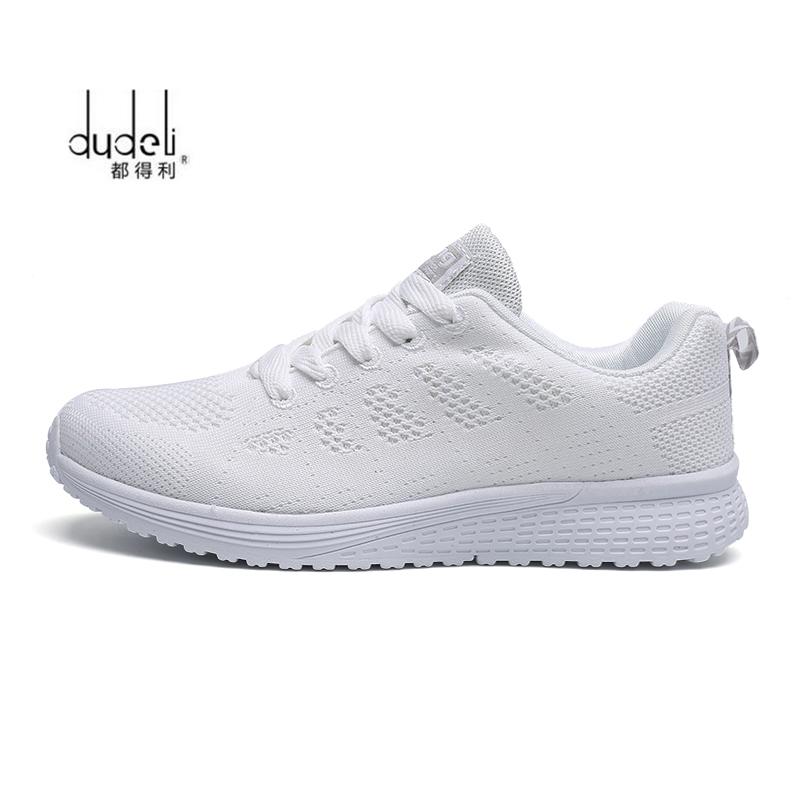 Frühling Damen Schuhe Ballerinas Damenmode Lässig Atmungsaktive Sneaker Mesh Laufschuhe Damen Sport Flache Plattform Übergröße 36 von Joom DACH