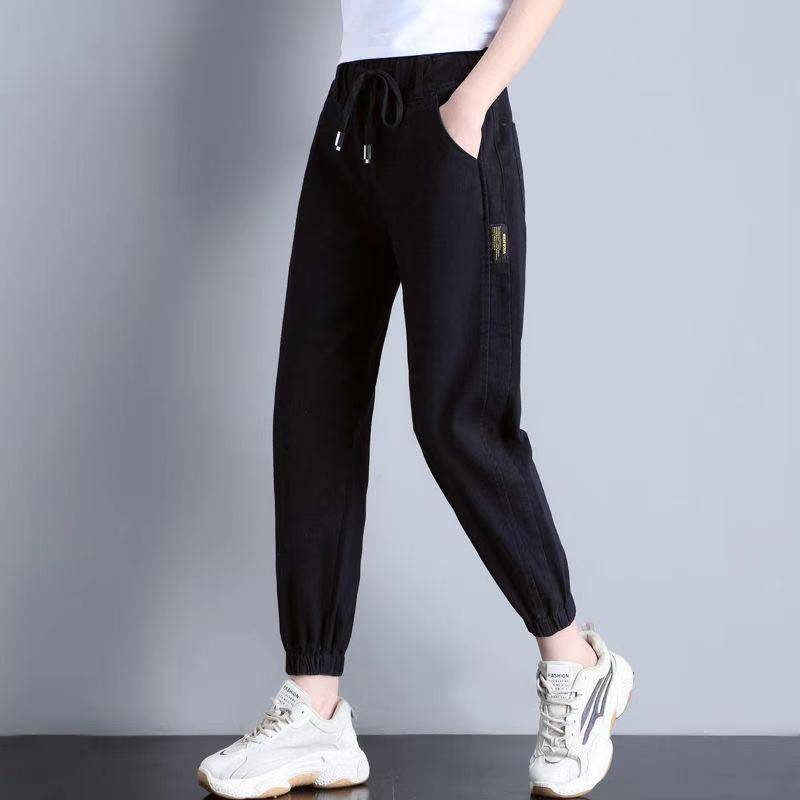 Frühling Herbst Harem Jeans für Frauen Knöchel Länge Hohe Taille Streetwear Denim Hosen Baggy Casual Jogger Jeansy S schwarz Frühling Herbst Harem Jeans für Frauen Knöchel Länge Hohe Taille Streetwear Denim Hosen Baggy Casual Jogger Jeansy S schwarz von Joom DACH