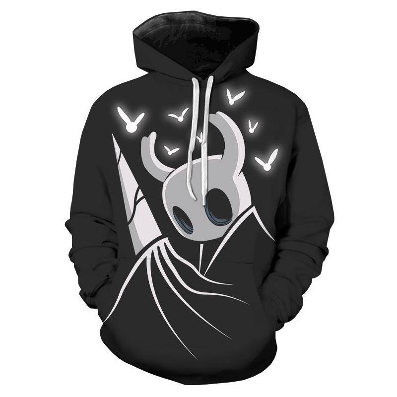 Frühling Herbst Hollow Knight 3D Prined Hoodies Männer/Frauen Mode Beliebte Persönlichkeit Anime Mit Kapuze Harajuku Yin Yang Sweatshirts XL von Joom DACH