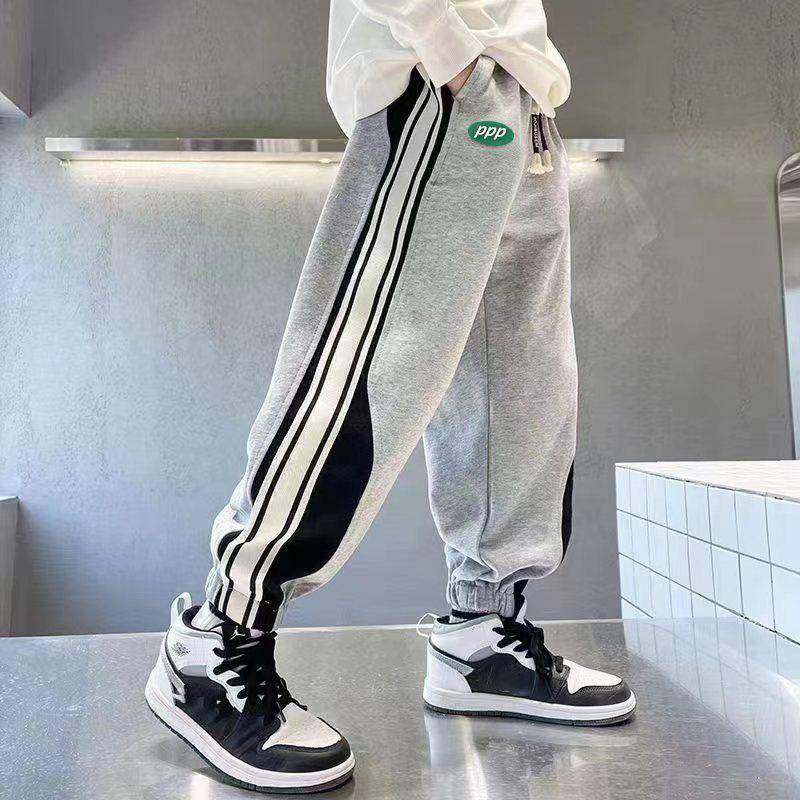 Frühling Herbst Kinder Jungen Lässige Sporthose Dünne Fleecehose Jogginghose für Kinder Lockerer Trainingsanzug Kleidung für Teenager 100 von Joom DACH
