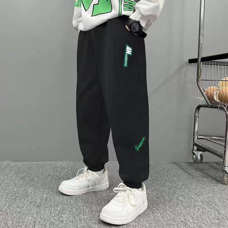 Frühling Herbst Kinder Jungen Lässige Sporthose Dünne Fleecehose Jogginghose für Kinder Lockerer Trainingsanzug Kleidung für Teenager 100 von Joom DACH