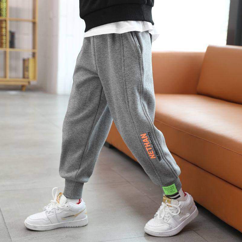 Frühling Herbst Kinder Jungen Lässige Sporthose Dünne Fleecehose Jogginghose für Kinder Lockerer Trainingsanzug Kleidung für Teenager 100 von Joom DACH