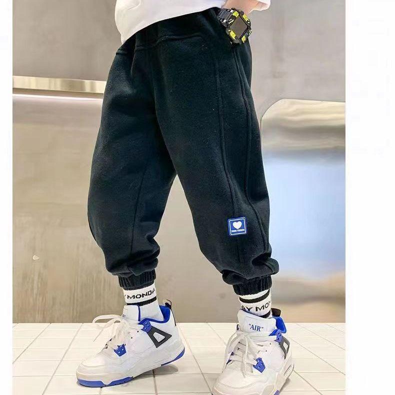 Frühling Herbst Kinder Jungen Lässige Sporthose Dünne Fleecehose Jogginghose für Kinder Lockerer Trainingsanzug Kleidung für Teenager 100 von Joom DACH