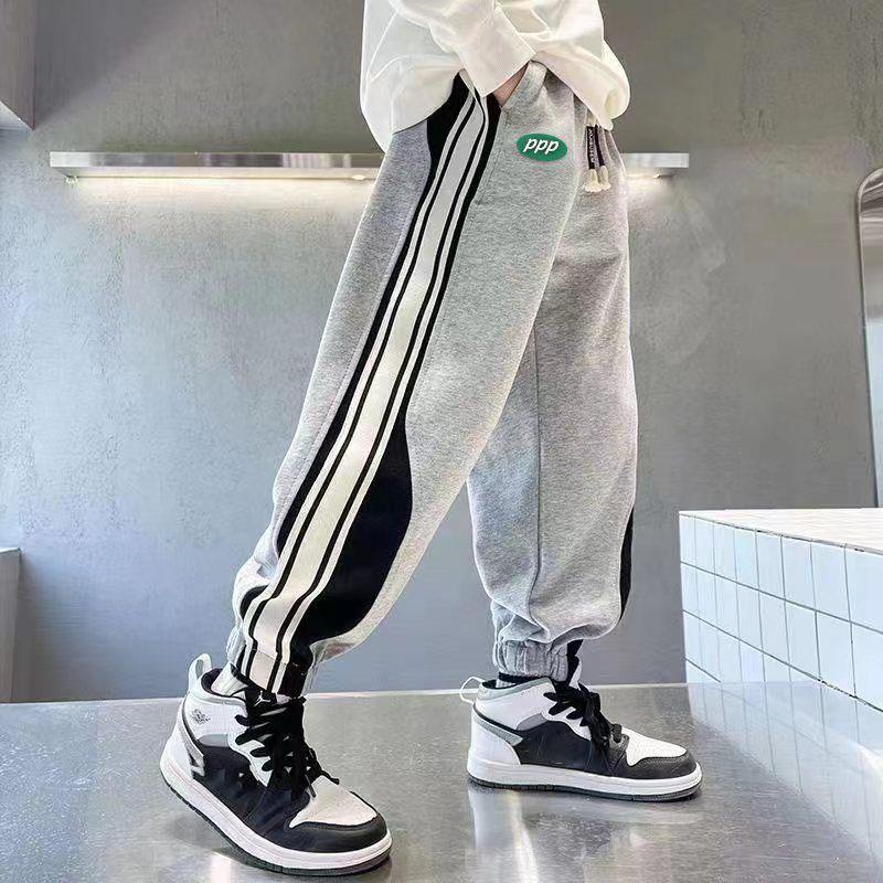 Frühling Herbst Kinder Jungen Lässige Sporthose Dünne Fleecehose Jogginghose für Kinder Lockerer Trainingsanzug Kleidung für Teenager 140 von Joom DACH