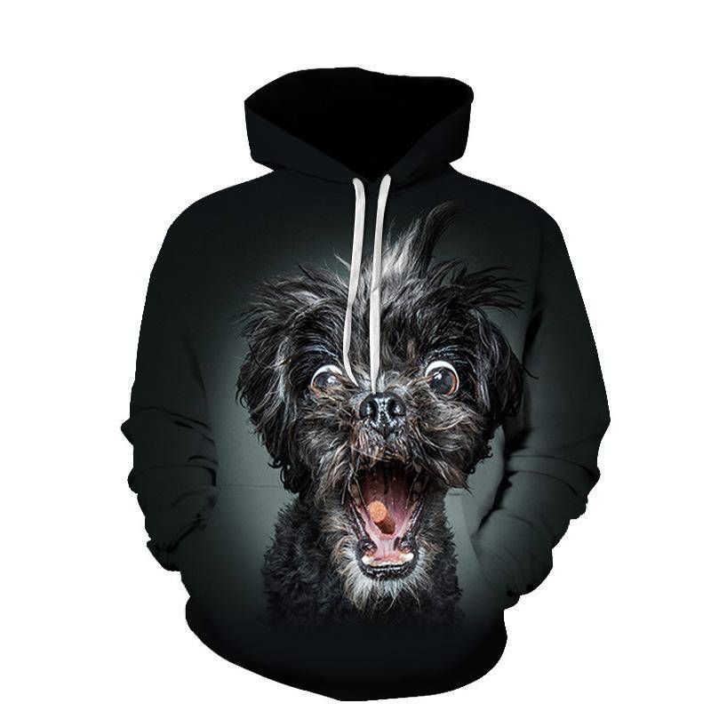 Frühling Herbst Mode Niedlichen Corgi Deutscher Schäferhund 3D Druck männer Hoodie Langarm Sweatshirt Frauen Pullover Übergroßen Tops 5XL von Joom DACH