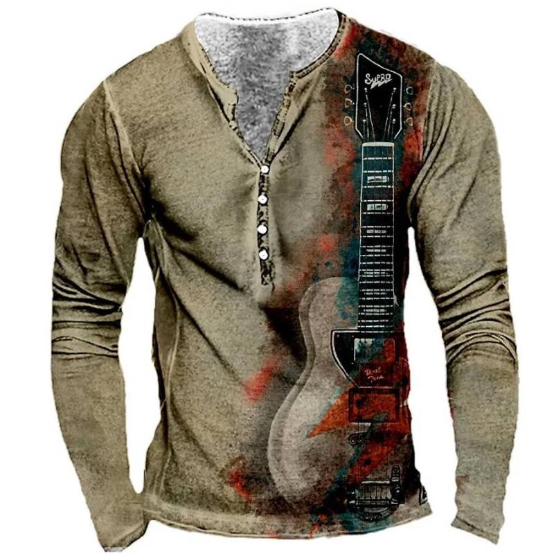 Frühling Herbst Neue Männer 3D Digital Print Langarm Taste T Shirt Männer Hip Hop Casual Sport Rundhals Tops M Frühling Herbst Neue Männer 3D Digital Print Langarm Taste T Shirt Männer Hip Hop Casual Sport Rundhals Tops M von Joom DACH