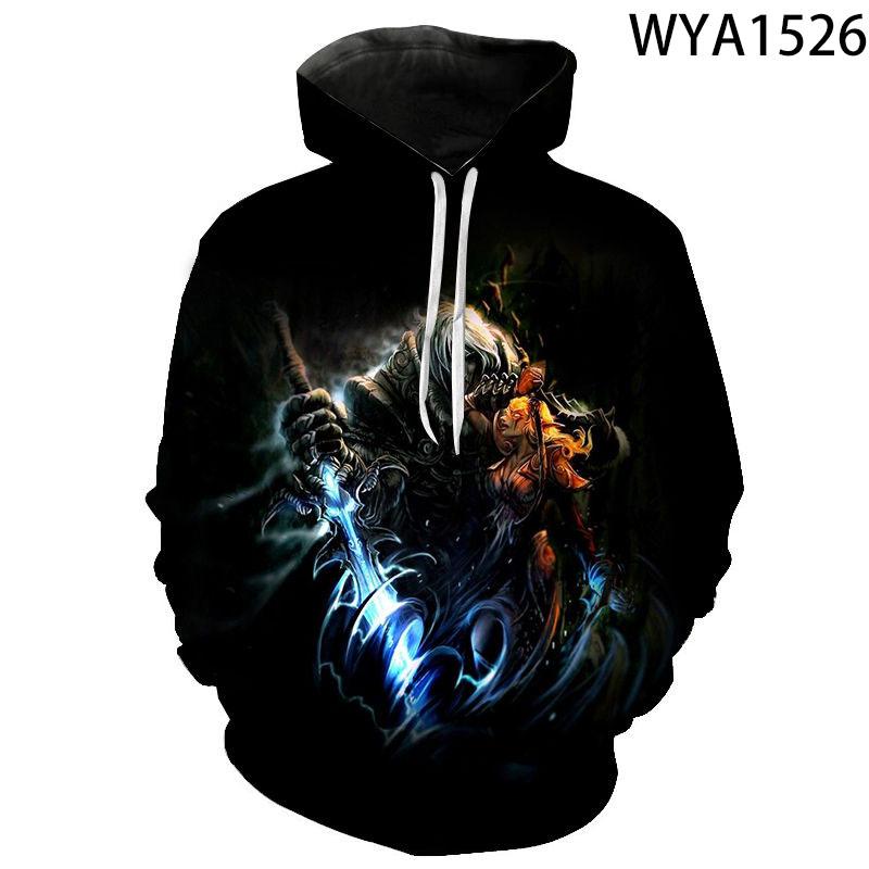 Frühling Herbst Spiel Warcraft Männer Frauen Sweatshirts 3D Gedruckt Mode Streetwear Casual Langarm männer Hoodies Übergroßen Tops M von Joom DACH