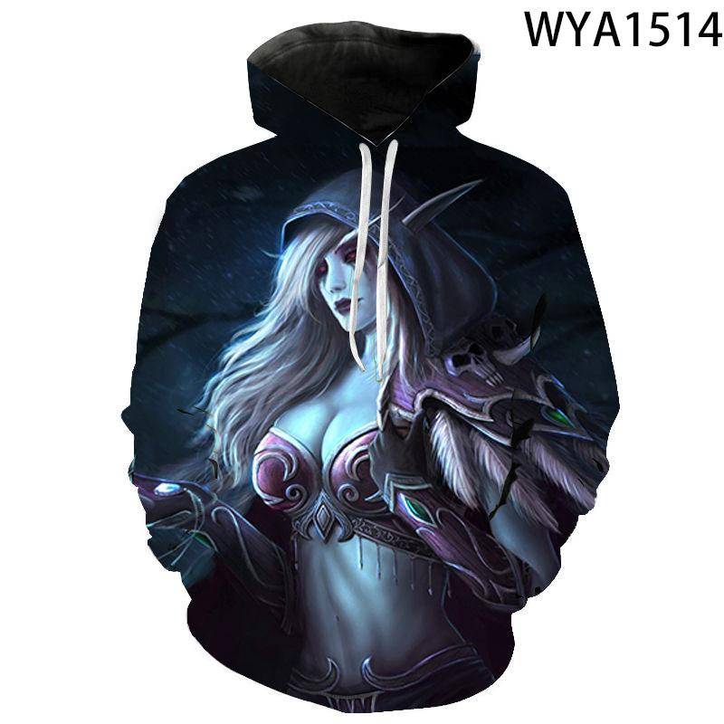 Frühling Herbst Spiel Warcraft Männer Frauen Sweatshirts 3D Gedruckt Mode Streetwear Casual Langarm männer Hoodies Übergroßen Tops XXL von Joom DACH