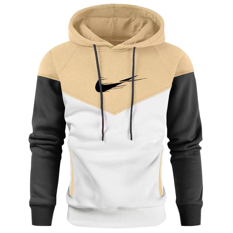 Frühling Herbst männer Patchwork Marke Hoodies Kleidung Beiläufige Lose Sweatshirt Streetwear Männlichen Mode Sport Pullover Outwear M von Joom DACH