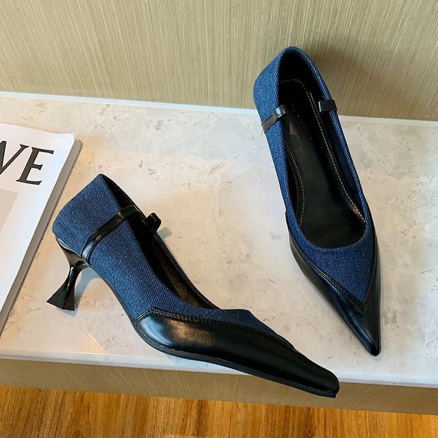 Frühling Ins Marke Frauen Lila Stripper High Heels Pumps Scarpins Luxus Designer Spitzschuh Stiletto Heels Kleid Ol Schuhe 8.5 von Joom DACH