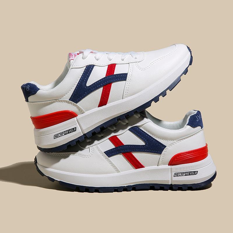 Frühling Neue Forrest Gump Schuhe Damen Casual Atmungsaktiv Leicht Vielseitig Höhenvergrößernde Plateau Sport Laufschuhe Damen 40 blau von Joom DACH