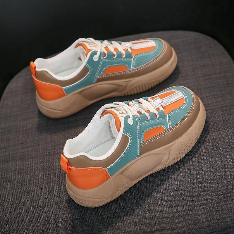 Frühling Neue Koreanische Version der Kleinen Weißen Schuhe Damen Trendige Studenten Allround-Schaukel-Schuhe Lässige Sneaker 40 von Joom DACH