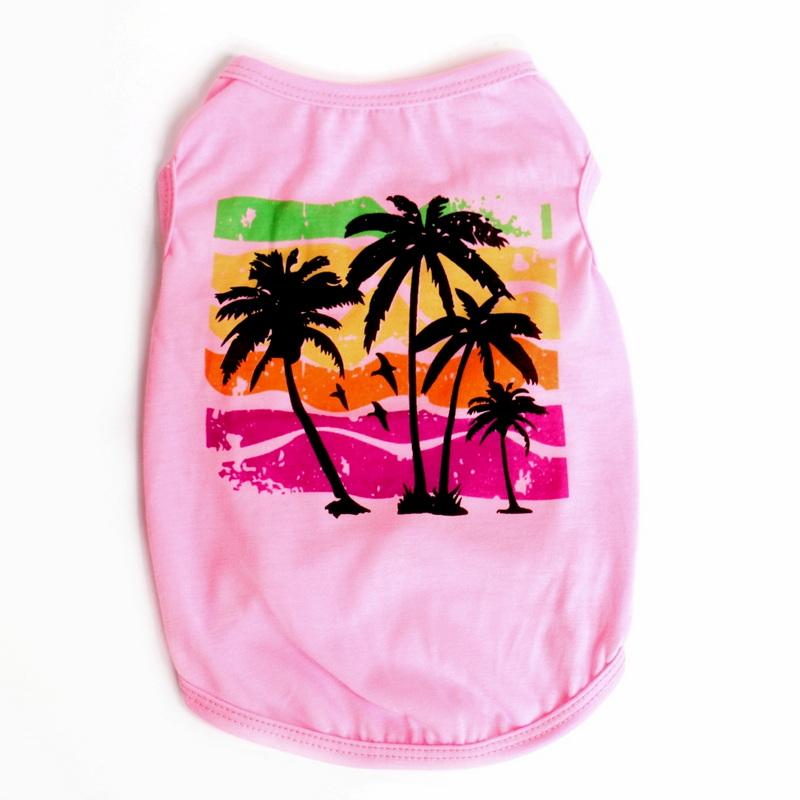 Frühling Sommer Haustier Welpen Kleidung Kleine Mittelgroße Hund Katze Muster Kurzarm Weste T Shirt Bekleidung Kleidung Chihuahua S baby rosa von Joom DACH