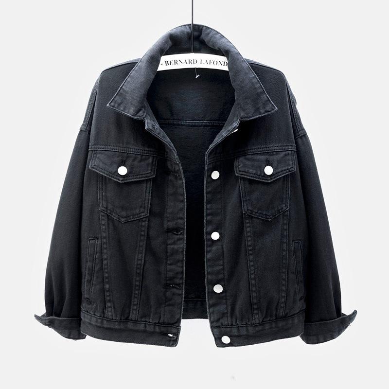 Frühling herbst Neue Jeansjacke Frauen Casual Tops Kurzmantel Weibliche farbe Jean Jacken Lose Oberbekleidung Frau Tops 3XL Frühling herbst Neue Jeansjacke Frauen Casual Tops Kurzmantel Weibliche farbe Jean Jacken Lose Oberbekleidung Frau Tops 3XL von Joom DACH