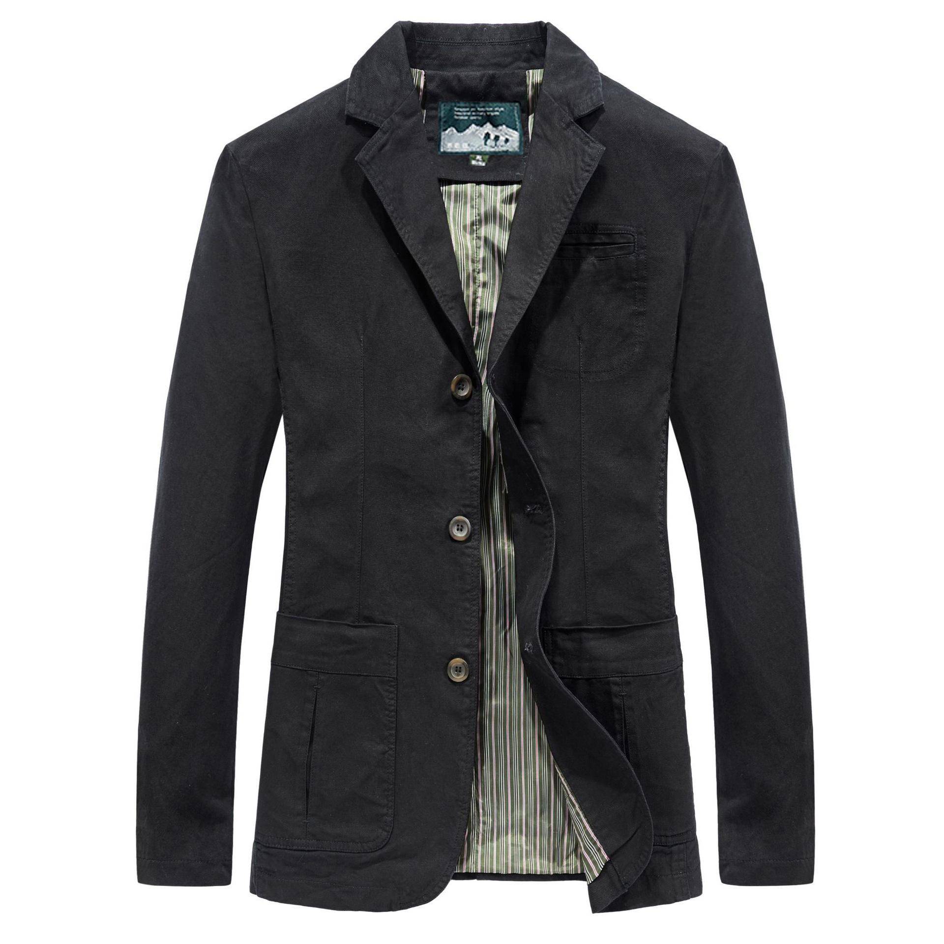 Frühling und Herbst Baumwolle Herren Casual Blazer Plus Größe Anzug 5XL von Joom DACH