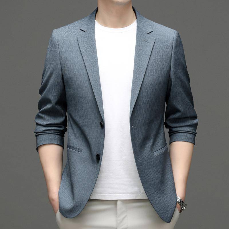 Frühling und Herbst Blazer Herren Casual Uniform Herren Jugend Korean Top Slim Small Suit 4XL von Joom DACH