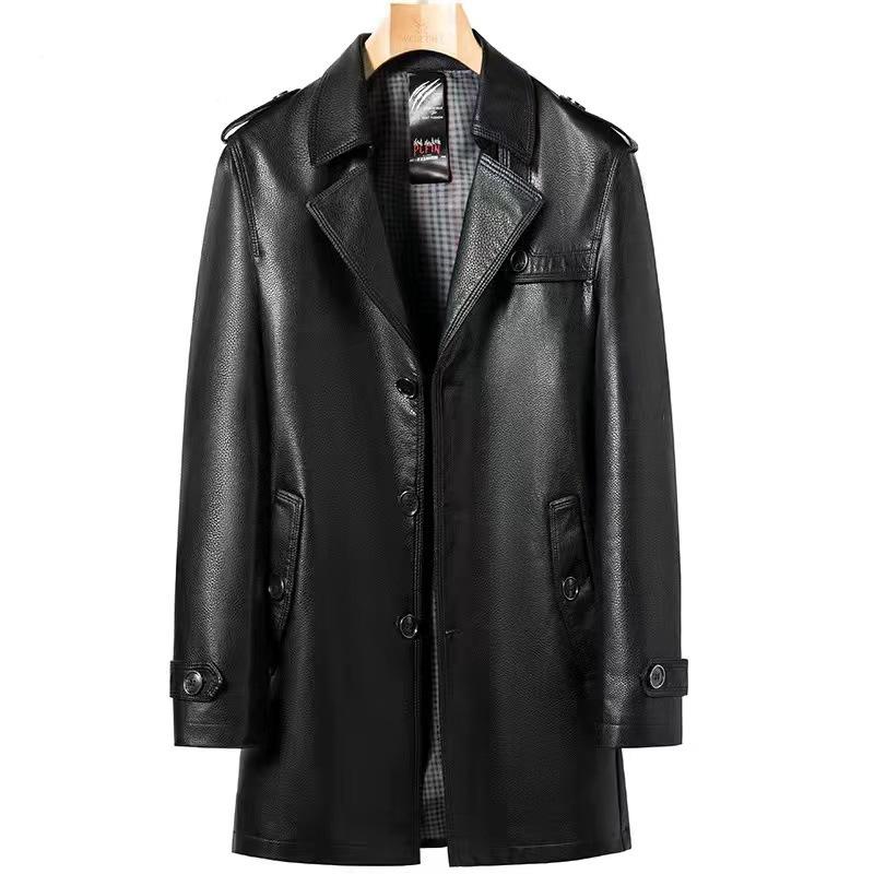 Frühling und Herbst Herren Business lange schöne High-End-Trenchcoat trendige Winter gepolsterte Jacke XXXXL von Joom DACH