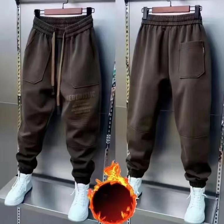 Frühling und Herbst Herren Casual Cargo Pants Hose Baggy Sweatpants Gym Jogger Hip Hop Streetwear Y2k Man Pants Hose XXL von Joom DACH