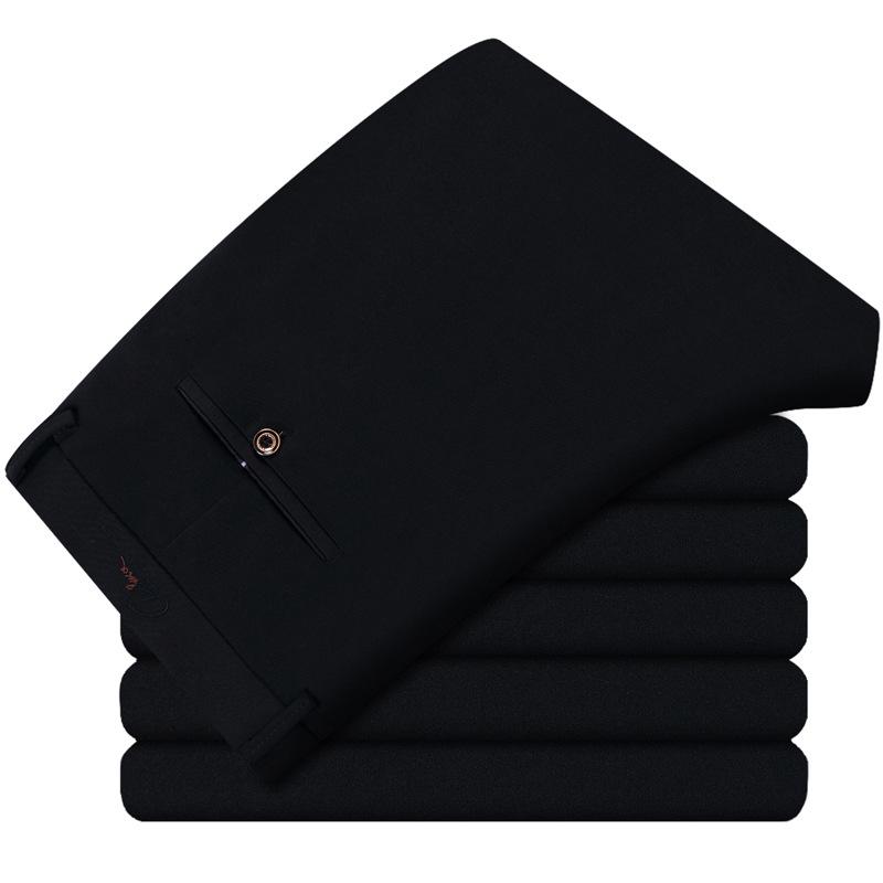 Frühling und Herbst Herren Junge Herren Elastische Business Casual Hosen Anzughosen Herren Lange Hosen 30 von Joom DACH