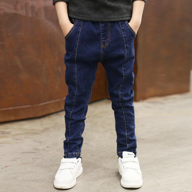 Frühling und Herbst Jungen Jeans Hosen Kind Denim Lange Hosen Kleidung Kinder Casual Hosen Junge Jungen Jeans 150 von Joom DACH