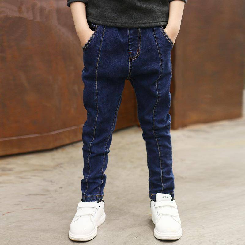 Frühling und Herbst Jungen Jeans Hosen Kind Denim Lange Hosen Kleidung Kinder Casual Hosen Junge Jungen Jeans 150 von Joom DACH