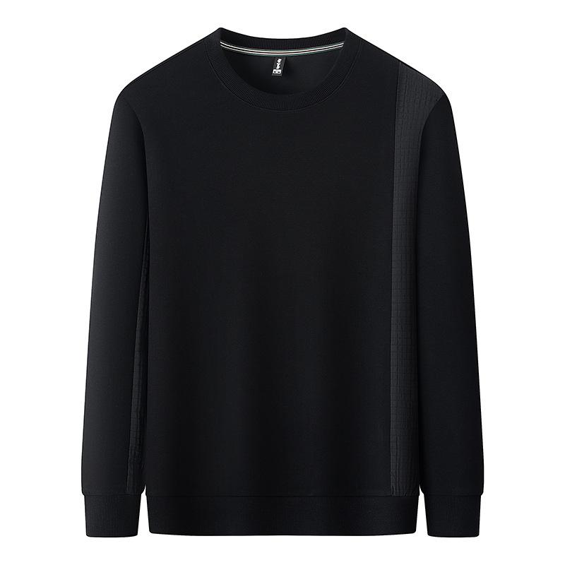 Frühling und Herbst Neue Gestrickte Spleißen Herren Hoodie Jugend Mode Koreanische Langarm T-shirt Rundhals Basis 190/4XL von Joom DACH