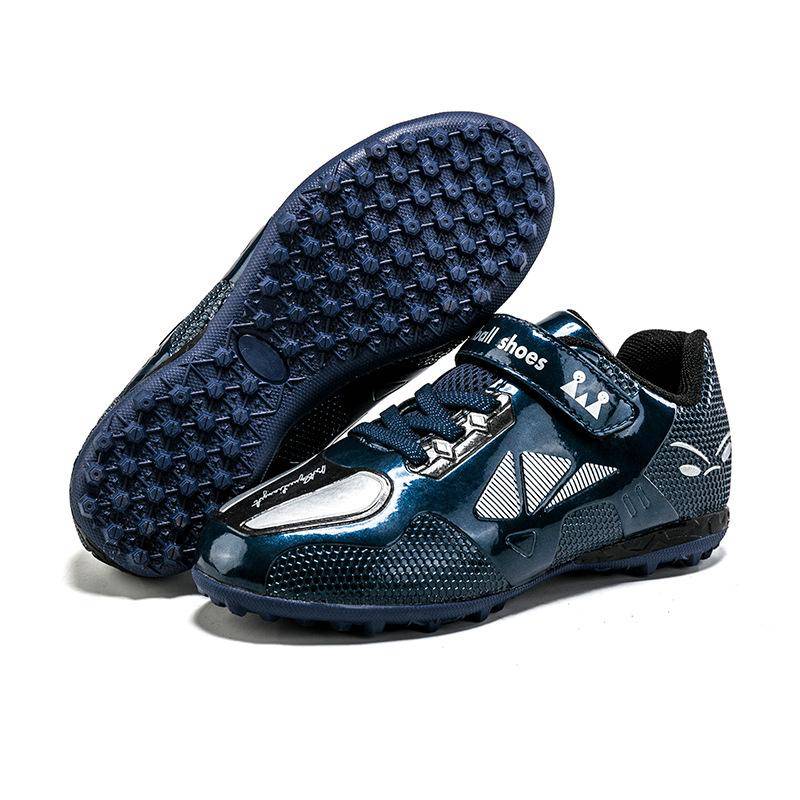 Frühling und Herbst Neue Jungen und Mädchen Kinder Fußballschuhe Outdoor Spiel Gras Training Sportschuhe Gebrochener Nagel Klettverschluss Laufschuhe 39 von Joom DACH